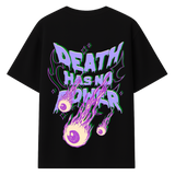 "DEATH HAS NO POWER" Oversized Graphic Tee