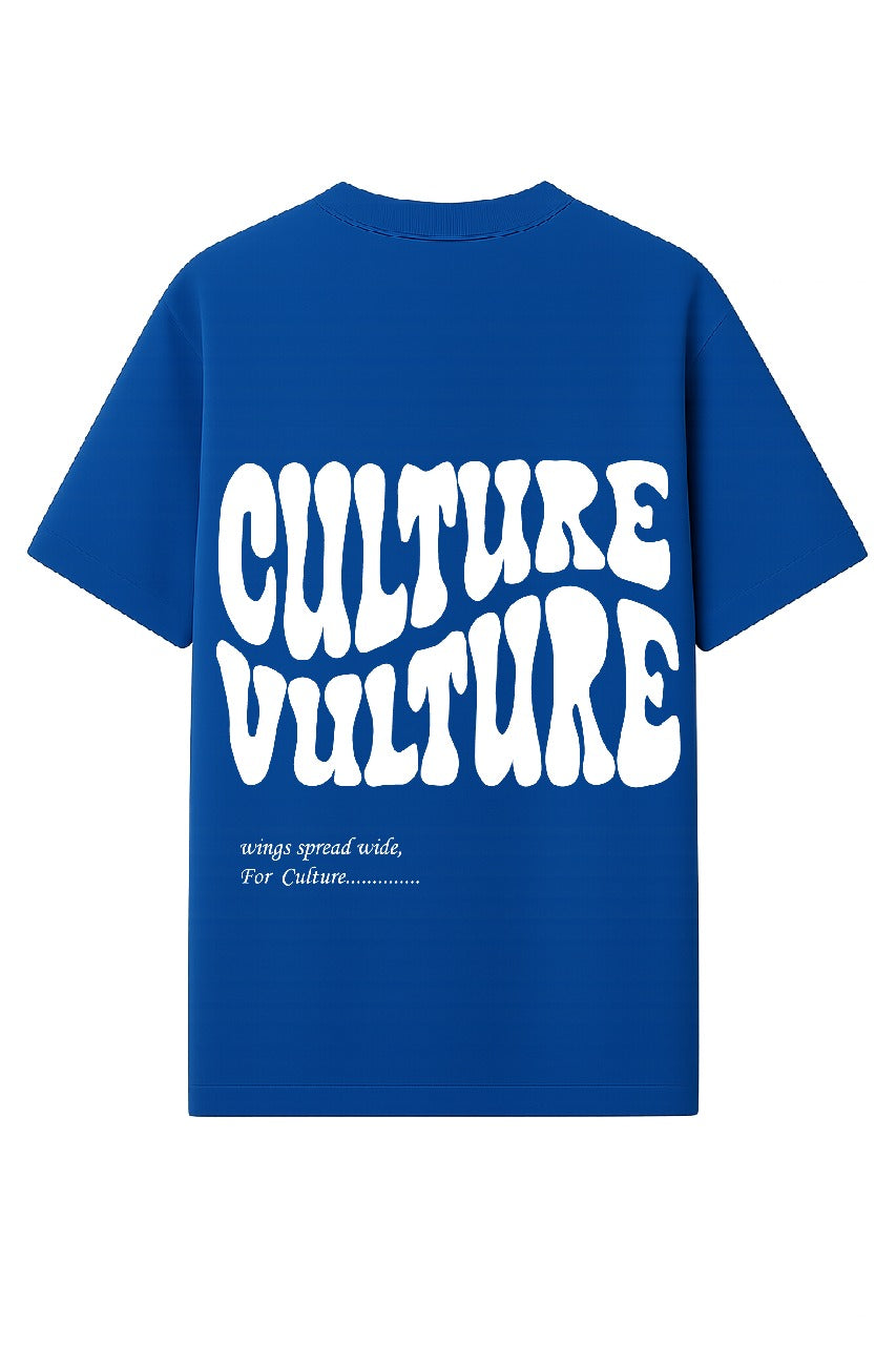 “MAIN CHARACTER” Electric Blue Tee