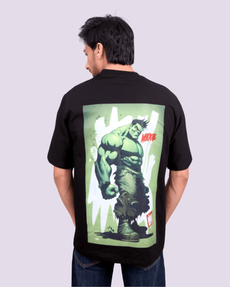 Men Oversized Hulk T-Shirt - 𝕋𝕙𝕖𝕦𝕘𝕝𝕪.𝕚𝕟